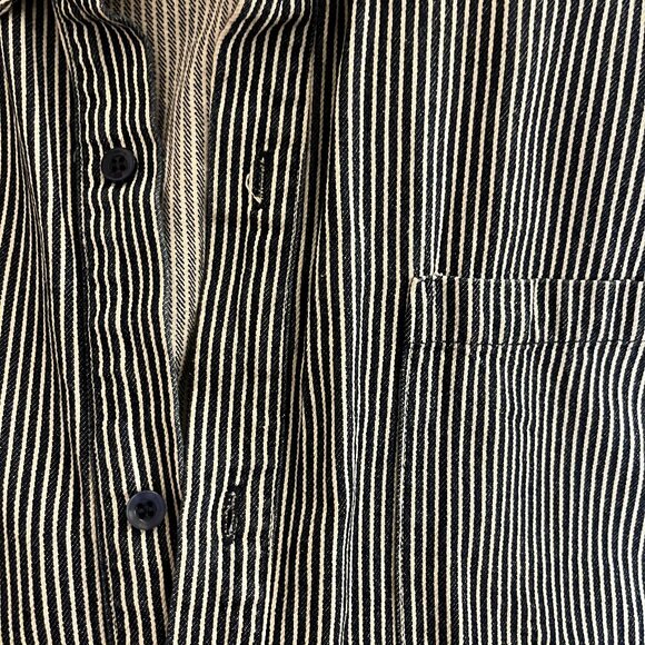 Red Sky Railroad Stripe Jacket/Chore Coat - Picture 4 of 4